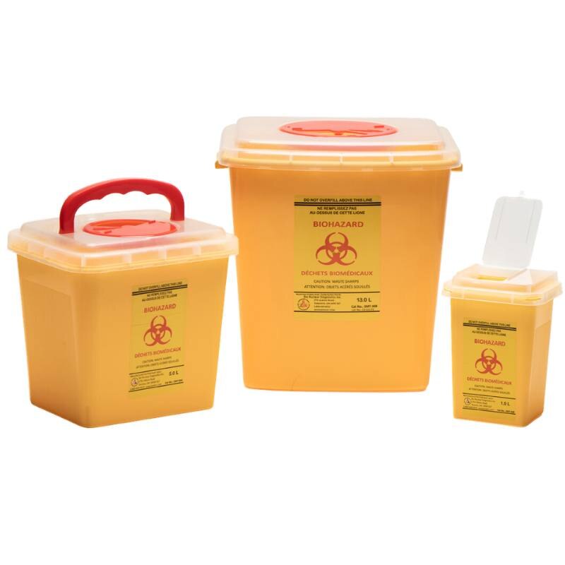 Medical sharps disposal container