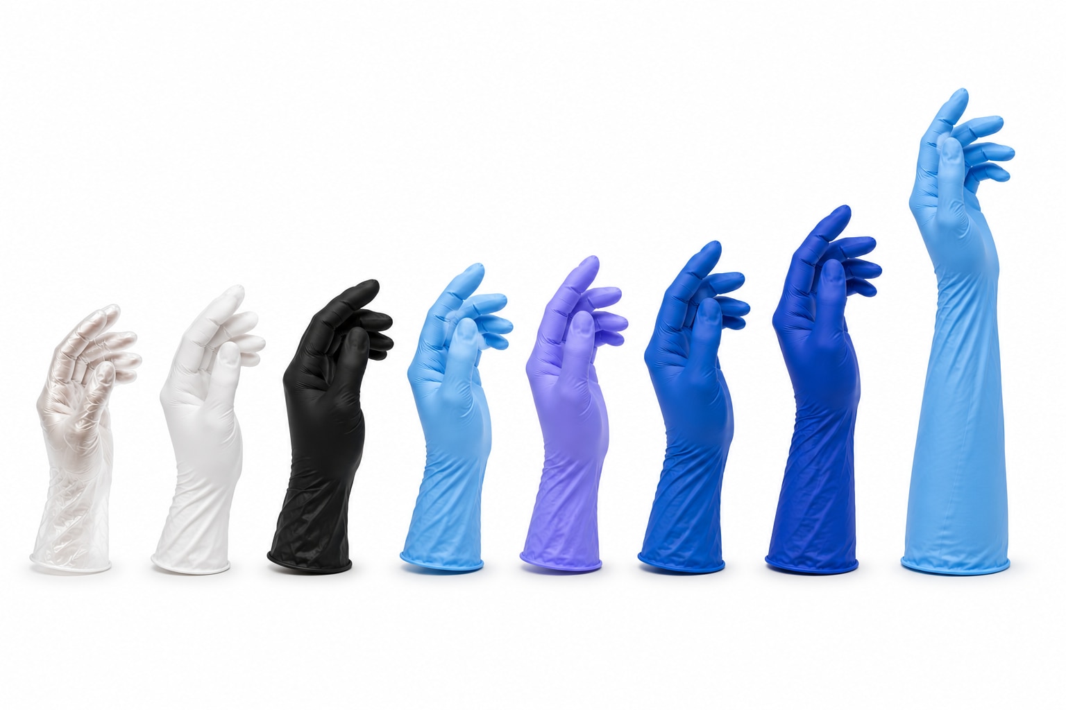 Medical and laboratory gloves